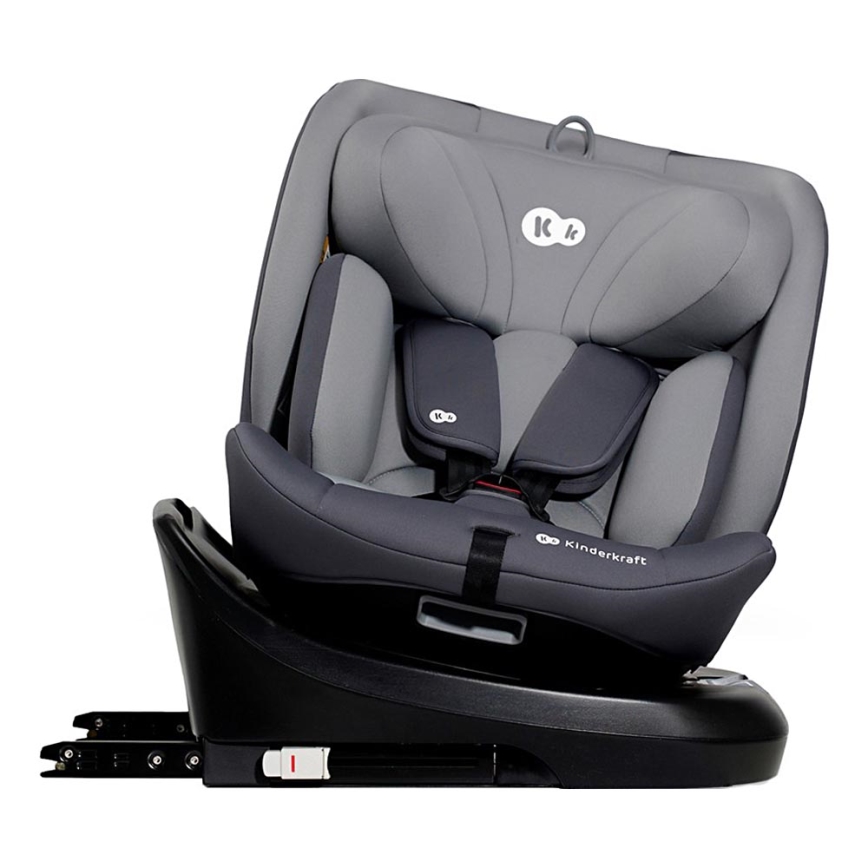 KINDERKRAFT - Κάθισμα αυτοκινήτου I-GROW i-Size (40-150 cm) γκρι