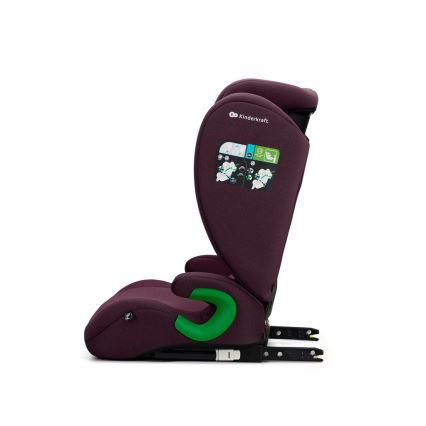 KINDERKRAFT - Κάθισμα αυτοκινήτου JUNIOR FIX 2 (100-150 cm) Cherry pearl