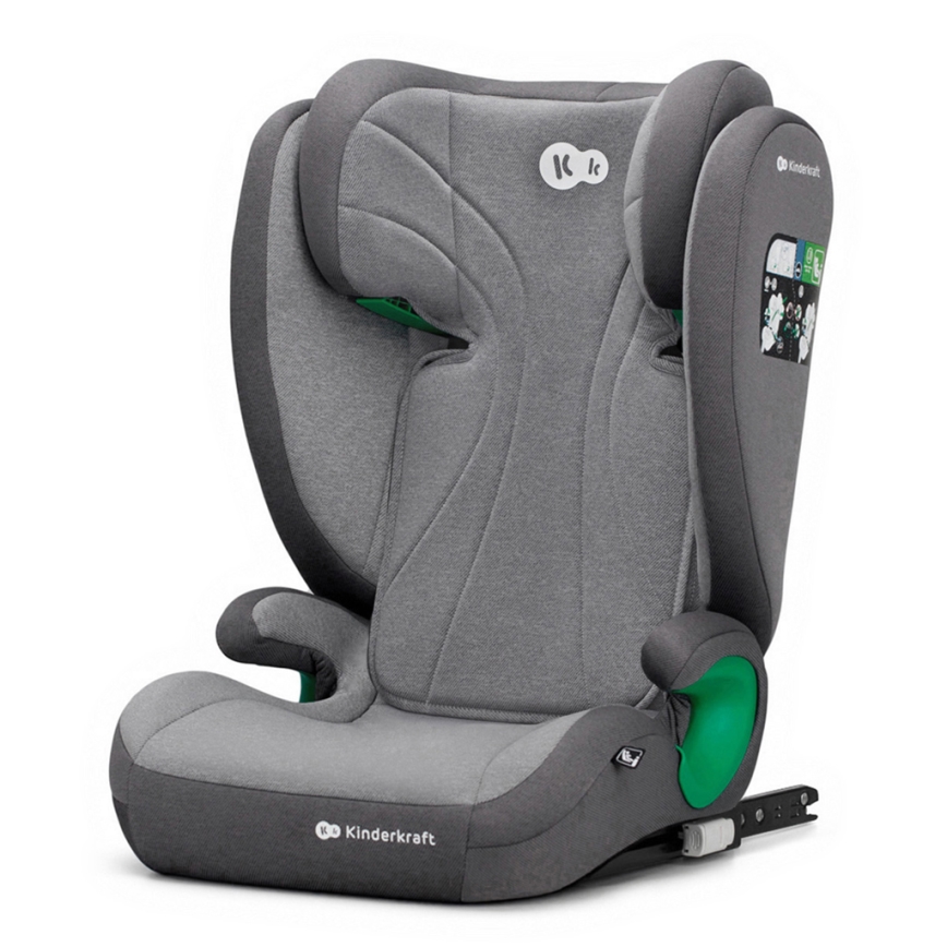 KINDERKRAFT - Κάθισμα αυτοκινήτου JUNIOR FIX 2 (100-150 cm) Ρουκέτα γκρι