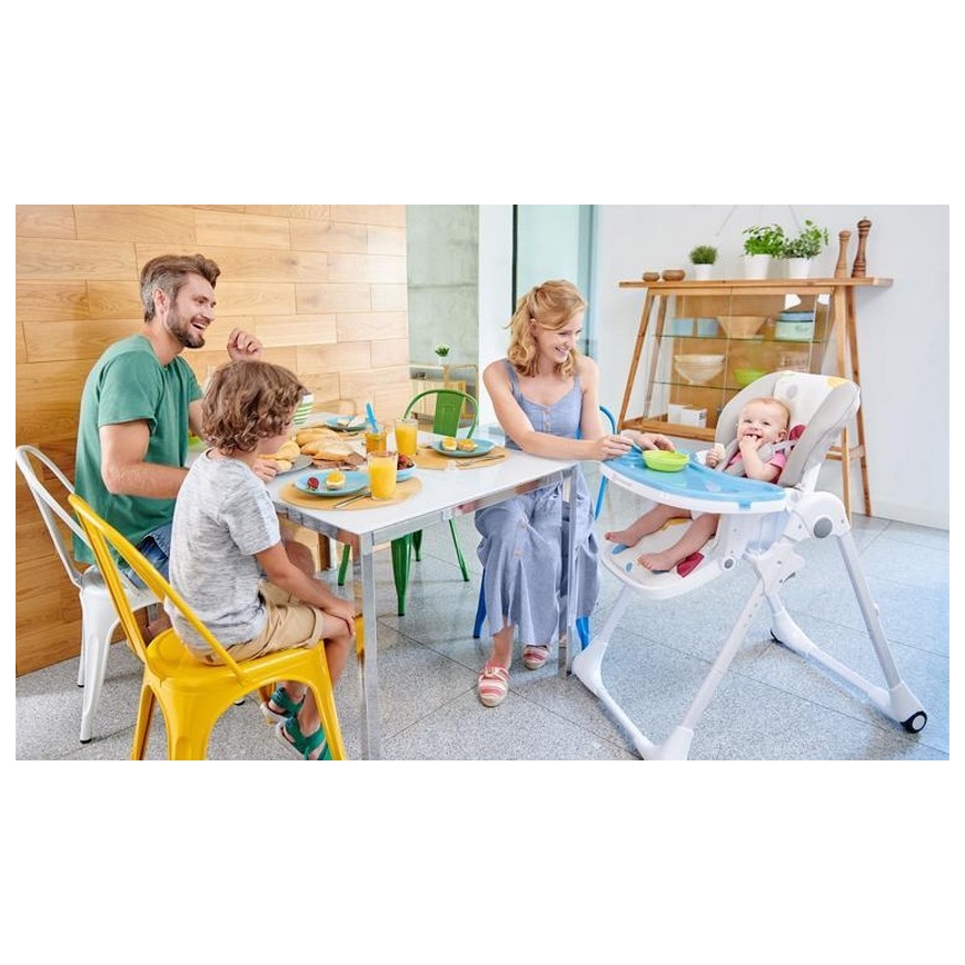KINDERKRAFT - Καρέκλα φαγητού YUMMY γκρι