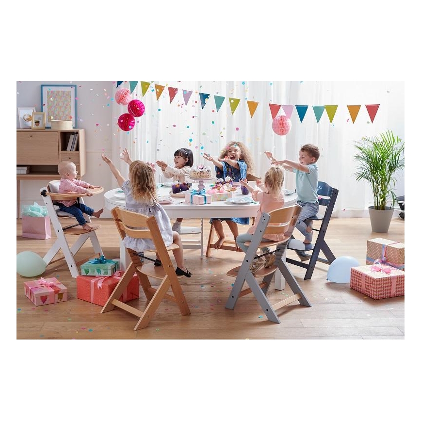 KINDERKRAFT - Καρεκλάκι φαγητού ENOCK γκρι
