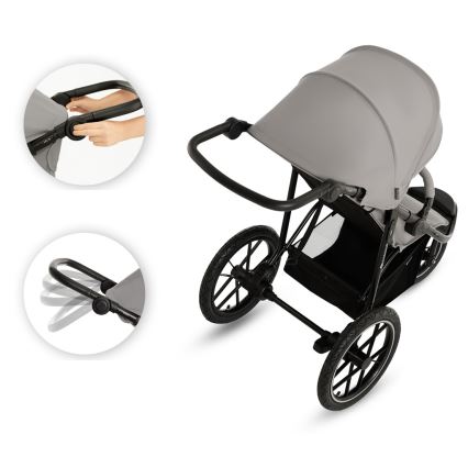 KINDERKRAFT - Καροτσάκι HELSI2 γκρι
