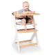KINDERKRAFT - Μαξιλάρια για παιδική καρέκλα φαγητού ENOCK γκρι