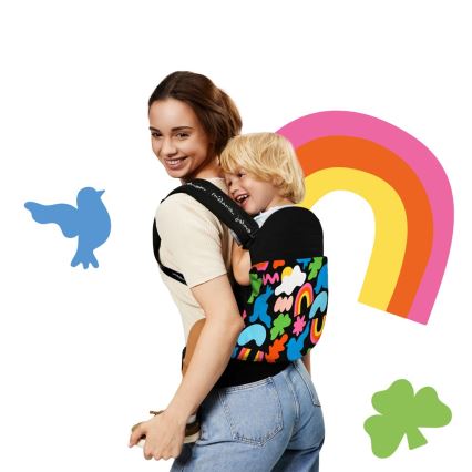 KINDERKRAFT - Μάρσιπος HUGGY Happy shapes