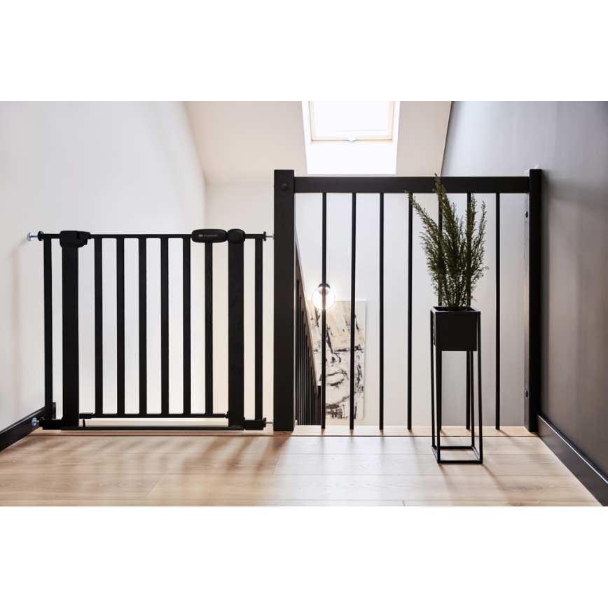 KINDERKRAFT - Μπάρα ασφαλείας LOCK&GO 75-103 cm μαύρο