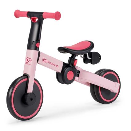 KINDERKRAFT - Παιδικό push bike 3σε1 4TRIKE ροζ