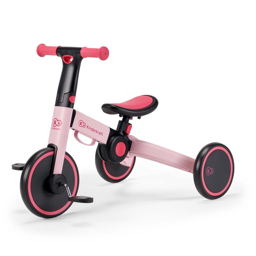 KINDERKRAFT - Παιδικό push bike 3σε1 4TRIKE ροζ