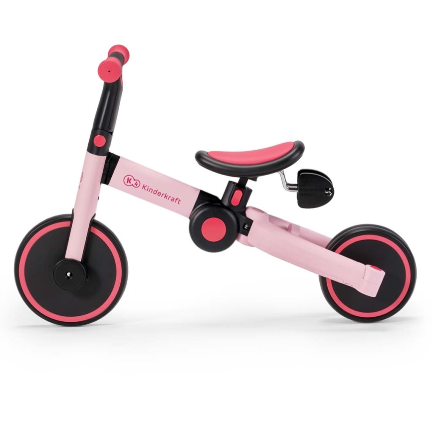 KINDERKRAFT - Παιδικό push bike 3σε1 4TRIKE ροζ
