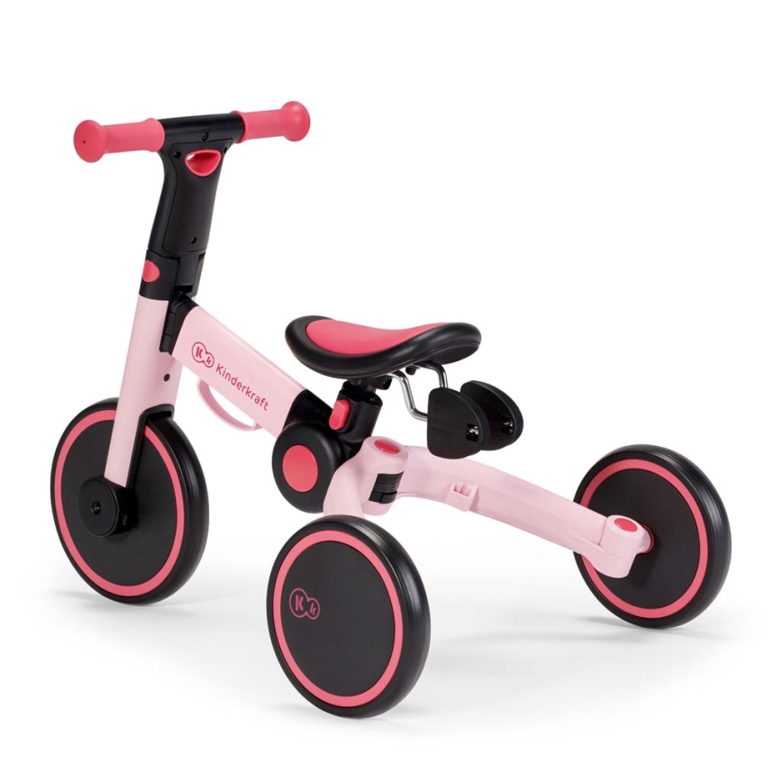 KINDERKRAFT - Παιδικό push bike 3σε1 4TRIKE ροζ