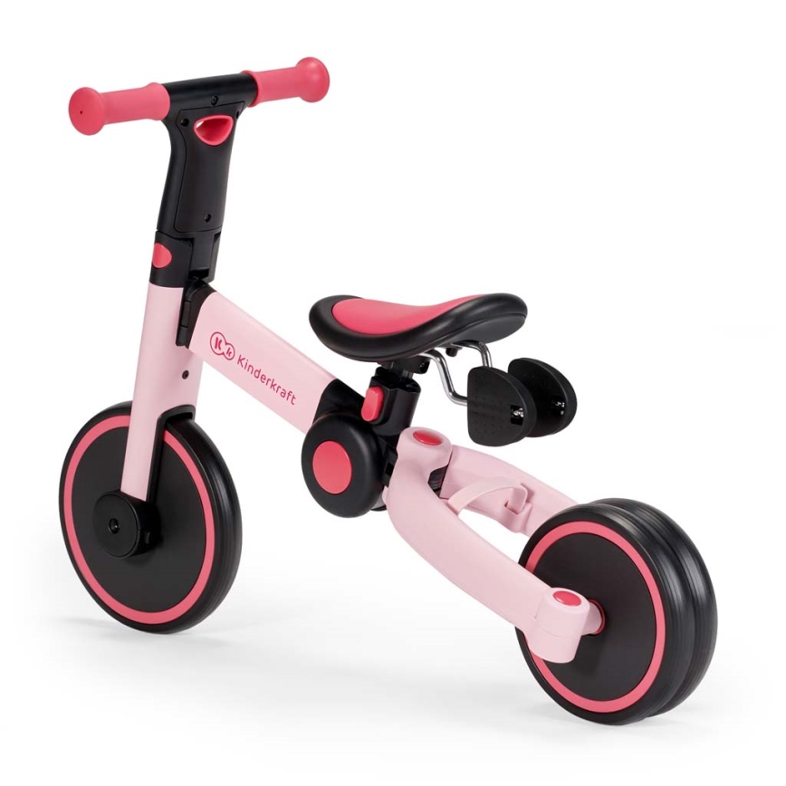KINDERKRAFT - Παιδικό push bike 3σε1 4TRIKE ροζ