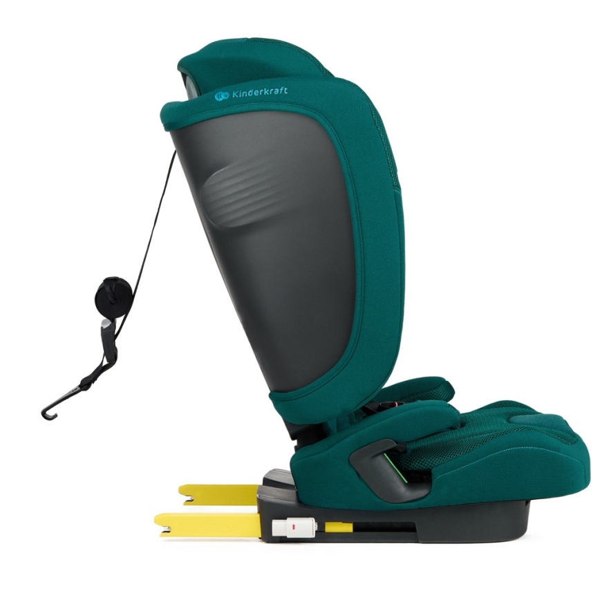 KINDERKRAFT - Παιδικό κάθισμα αυτοκινήτου FIX2GO i-Size 76-150 cm τυρκουάζ
