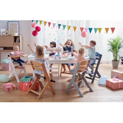 KINDERKRAFT - Baby dining chair with upholstery ENOCK γκρι