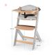 KINDERKRAFT - Baby dining chair with upholstery ENOCK γκρι