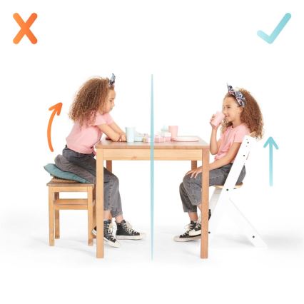 KINDERKRAFT - Baby dining chair with upholstery ENOCK γκρι