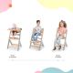 KINDERKRAFT - Baby dining chair with upholstery ENOCK γκρι