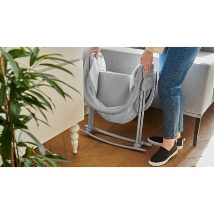 KINDERKRAFT - Παιδικό κρεβάτι 3 σε 1 LOVI γκρι