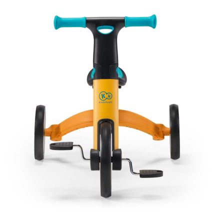 KINDERKRAFT - Παιδικό ποδηλατάκι 3 σε 1 4TRIKE κίτρινο/τυρκουάζ