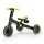 KINDERKRAFT -Παιδικό ποδήλατο ισορροπίας 3σε1 4TRIKE κίτρινο/μαύρο