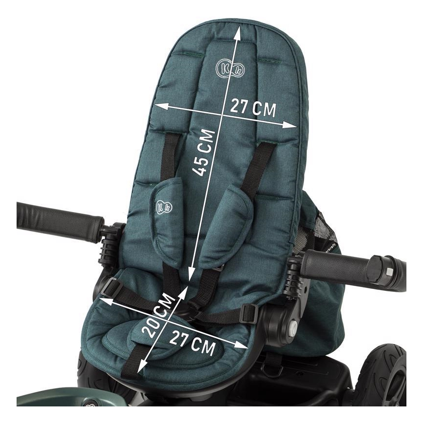 KINDERKRAFT - Παιδικό τρίκυκλο ποδήλατο 5v1 EASYTWIST πράσινο/μαύρο