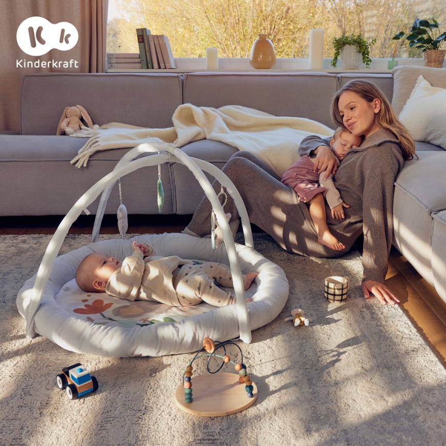 KINDERKRAFT - Παιδικό χαλάκι δραστηριοτήτων COZYPLAY γκρι