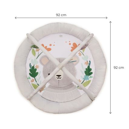 KINDERKRAFT - Παιδικό χαλάκι δραστηριοτήτων COZYPLAY γκρι