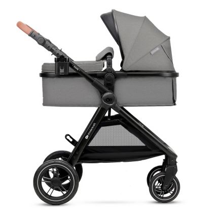 KINDERKRAFT - Πολυκαρότσι 3σε1 ESME Moonlight γκρι + κάθισμα αυτοκινήτου MINK PRO