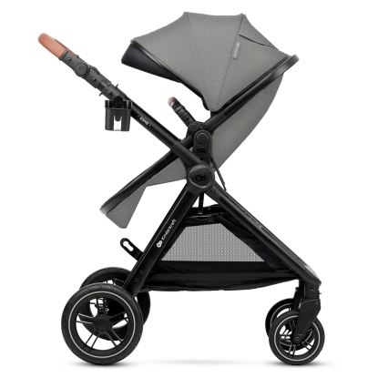 KINDERKRAFT - Πολυκαρότσι 3σε1 ESME Moonlight γκρι + κάθισμα αυτοκινήτου MINK PRO