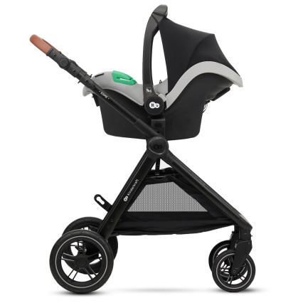 KINDERKRAFT - Πολυκαρότσι 3σε1 ESME Moonlight γκρι + κάθισμα αυτοκινήτου MINK PRO