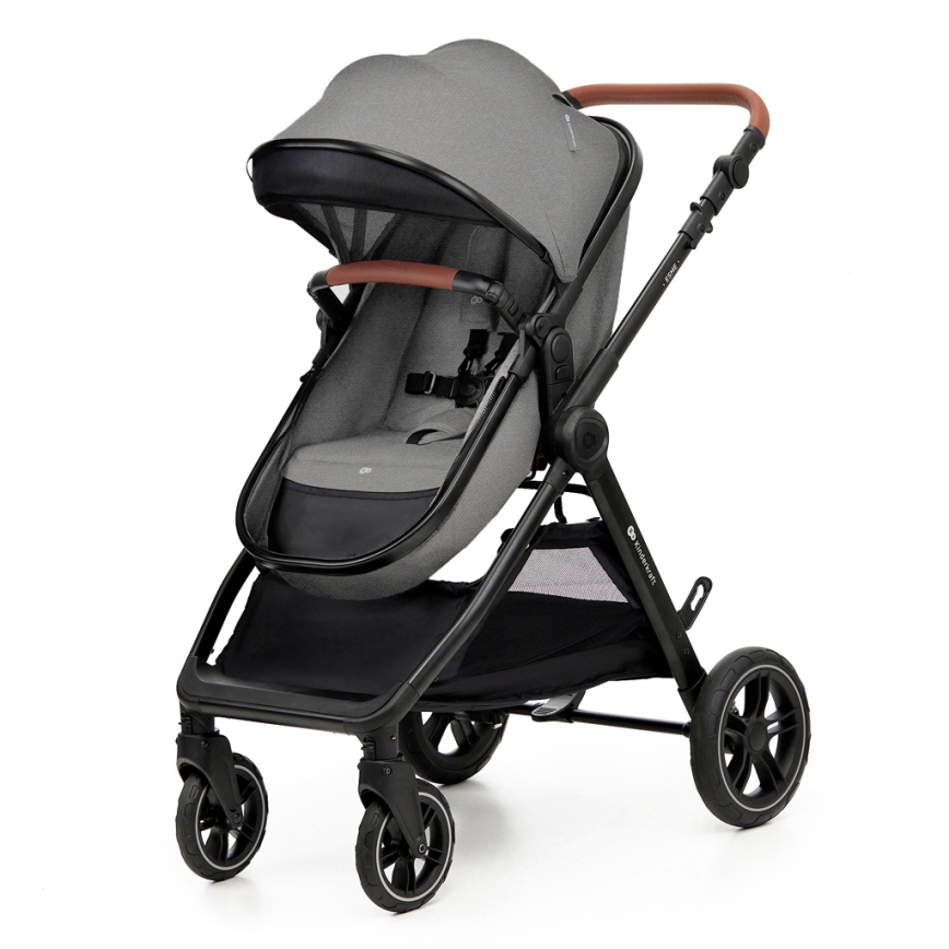 KINDERKRAFT - Πολυκαρότσι 3σε1 ESME Moonlight γκρι + κάθισμα αυτοκινήτου MINK PRO