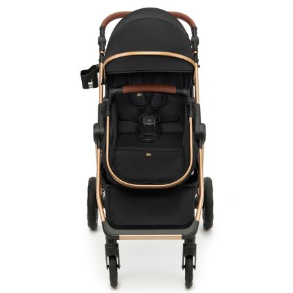 KINDERKRAFT - Πολυκαρότσι 3σε1 ESME Pure μαύρο + κάθισμα αυτοκινήτου MINK PRO