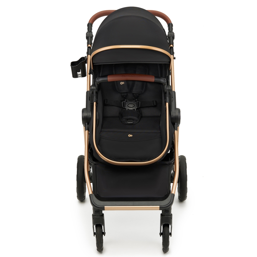 KINDERKRAFT - Πολυκαρότσι 3σε1 ESME Pure μαύρο + κάθισμα αυτοκινήτου MINK PRO