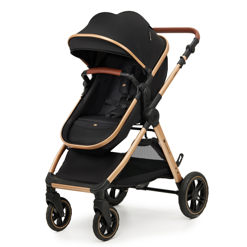 KINDERKRAFT - Πολυκαρότσι 3σε1 ESME Pure μαύρο + κάθισμα αυτοκινήτου MINK PRO