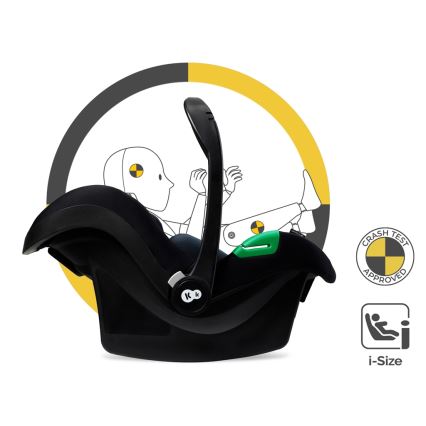 KINDERKRAFT - Πολυκαρότσι 3σε1 ESME Pure μαύρο + κάθισμα αυτοκινήτου MINK PRO
