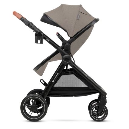 KINDERKRAFT - Πολυκαρότσι 3σε1 ESME Sand μπεζ + κάθισμα αυτοκινήτου MINK PRO