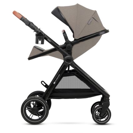 KINDERKRAFT - Πολυκαρότσι 3σε1 ESME Sand μπεζ + κάθισμα αυτοκινήτου MINK PRO
