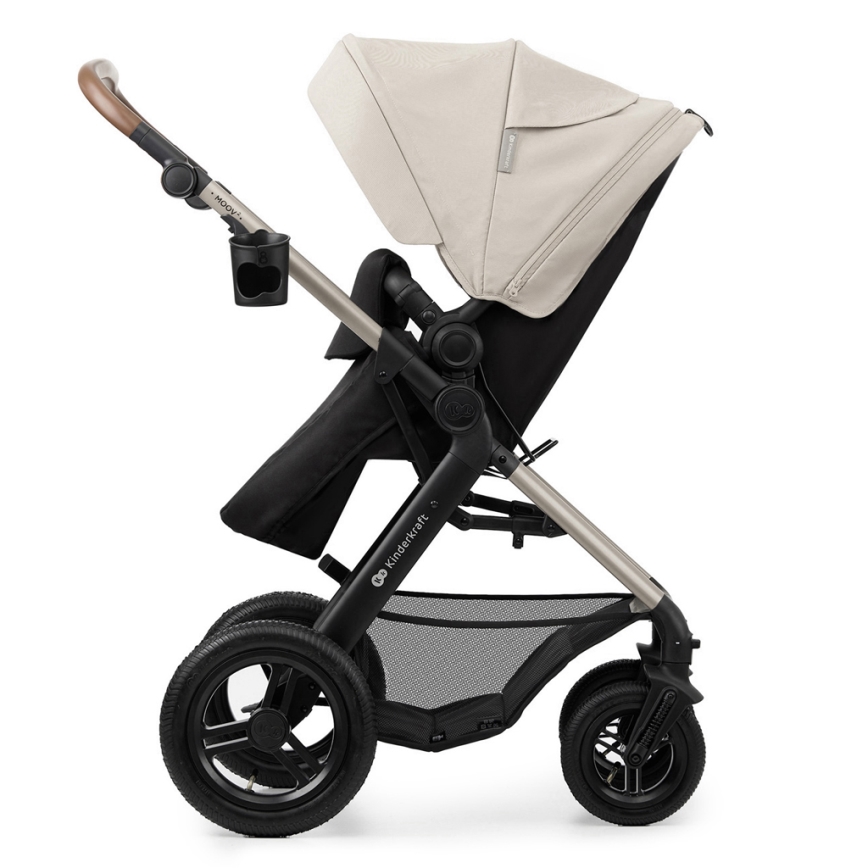 KINDERKRAFT - Πολυκαρότσι 3σε1 MOOV 2 AIR Moonlight γκρι + κάθισμα αυτοκινήτου MINK PRO