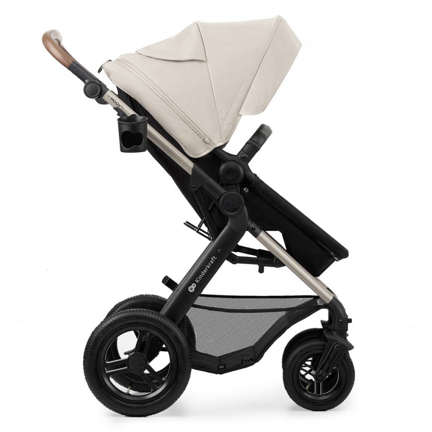 KINDERKRAFT - Πολυκαρότσι 3σε1 MOOV 2 AIR Moonlight γκρι + κάθισμα αυτοκινήτου MINK PRO