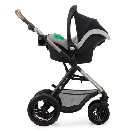 KINDERKRAFT - Πολυκαρότσι 3σε1 MOOV 2 AIR Moonlight γκρι + κάθισμα αυτοκινήτου MINK PRO