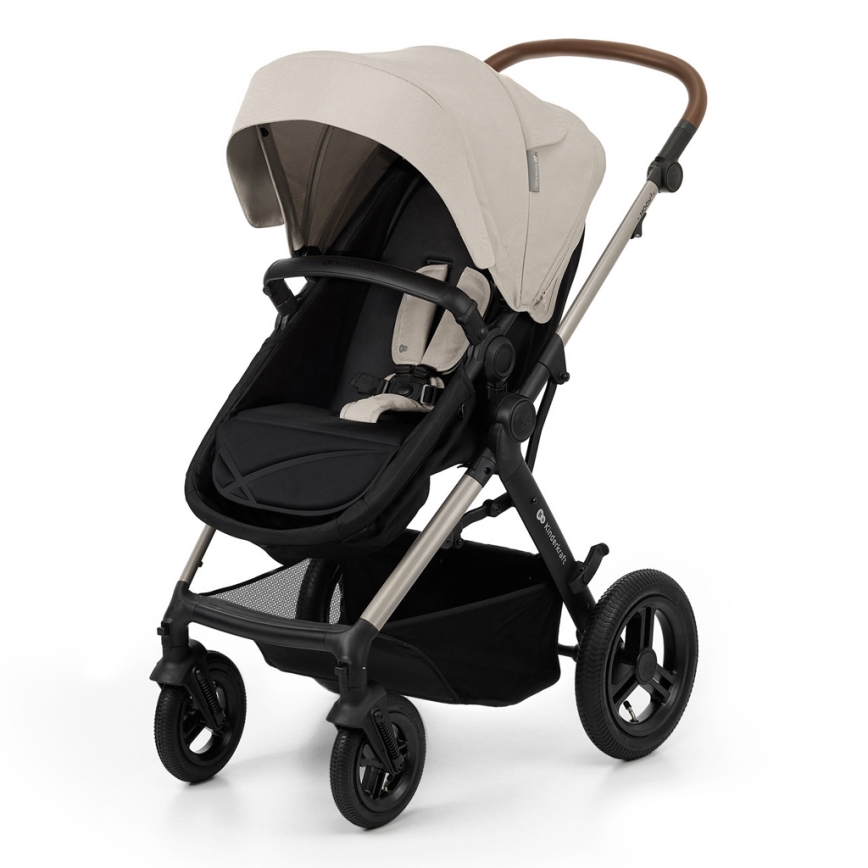 KINDERKRAFT - Πολυκαρότσι 3σε1 MOOV 2 AIR Moonlight γκρι + κάθισμα αυτοκινήτου MINK PRO