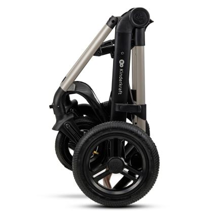 KINDERKRAFT - Πολυκαρότσι 3σε1 MOOV 2 AIR Moonlight γκρι + κάθισμα αυτοκινήτου MINK PRO