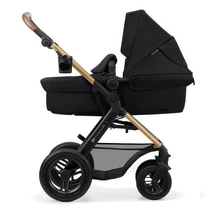 KINDERKRAFT - Πολυκαρότσι 3σε1 MOOV 2 AIR Pure μαύρο + κάθισμα αυτοκινήτου MINK PRO
