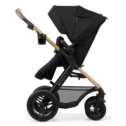 KINDERKRAFT - Πολυκαρότσι 3σε1 MOOV 2 AIR Pure μαύρο + κάθισμα αυτοκινήτου MINK PRO