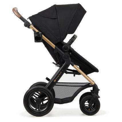 KINDERKRAFT - Πολυκαρότσι 3σε1 MOOV 2 AIR Pure μαύρο + κάθισμα αυτοκινήτου MINK PRO