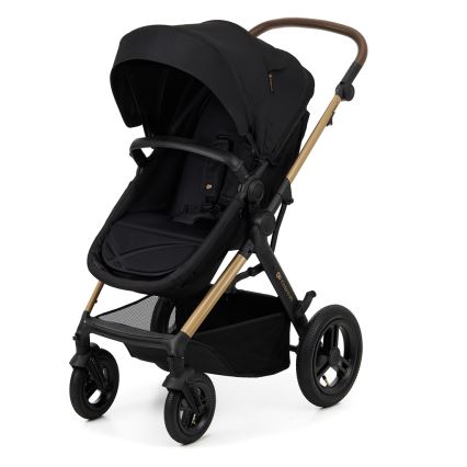 KINDERKRAFT - Πολυκαρότσι 3σε1 MOOV 2 AIR Pure μαύρο + κάθισμα αυτοκινήτου MINK PRO