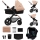 KINDERKRAFT - Πολυκαρότσι 3σε1 MOOV 2 AIR Sand μπεζ + κάθισμα αυτοκινήτου MINK PRO
