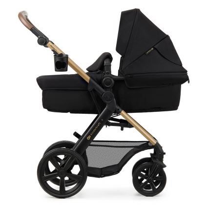 KINDERKRAFT - Πολυκαρότσι 3σε1 MOOV 2 Pure μαύρο + αυτοκίνητο seat MINK PRO