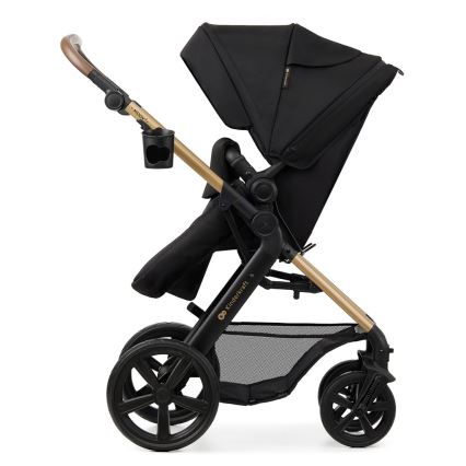 KINDERKRAFT - Πολυκαρότσι 3σε1 MOOV 2 Pure μαύρο + αυτοκίνητο seat MINK PRO