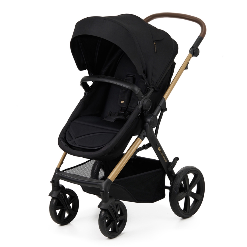 KINDERKRAFT - Πολυκαρότσι 3σε1 MOOV 2 Pure μαύρο + αυτοκίνητο seat MINK PRO