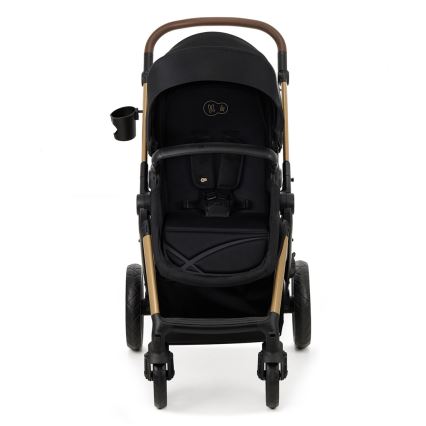 KINDERKRAFT - Πολυκαρότσι 3σε1 MOOV 2 Pure μαύρο + αυτοκίνητο seat MINK PRO