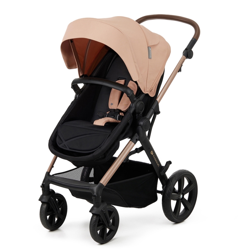 KINDERKRAFT - Πολυκαρότσι 3σε1 MOOV 2 Sand μπεζ + αυτοκίνητο seat MINK PRO